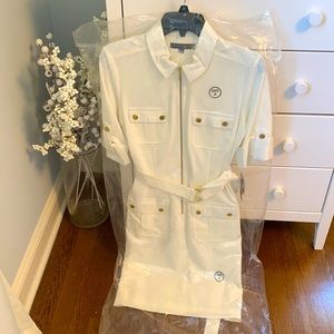 Sharagano front-zip shirt dress BRAND NEW WITH TAG